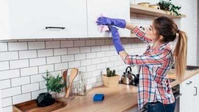 Как отмыть жир с кухонной мебели в домашних условиях